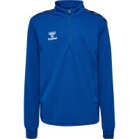 hummel Hmlauthentic Half Zip Sweat Kinder - true blue