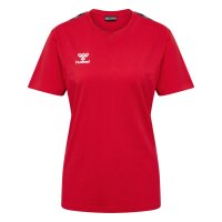 hummel Hmlauthentic Co T-Shirt S/S Damen - true red