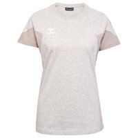 hummel Hmltravel T-Shirt S/S Damen - light grey melange