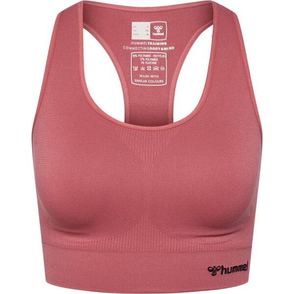 hummel Hmltif Seamless Sports Top Damen - mineral red