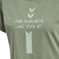 hummel Hmlactive Graphic Co Tee S/S Damen - sea spray