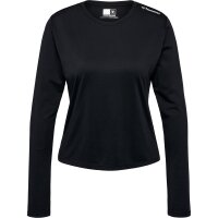 hummel Hmlmt Aura Mesh T-Shirt L/S Damen - black