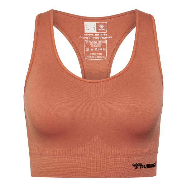 hummel Hmltif Seamless Sports Top Damen - apricot brandy