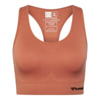 hummel Hmltif Seamless Sports Top Damen - apricot brandy