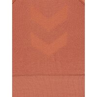 hummel Hmltif Seamless Sports Top Damen - apricot brandy