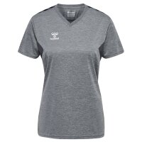 hummel Hmlauthentic Pl Trikot S/S Damen - grey melange