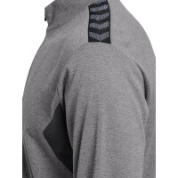 hummel Hmlauthentic Half Zip Sweat Herren - grey melange