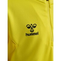 hummel Hmlauthentic Half Zip Sweat Kinder - blazing yellow