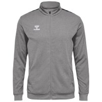 hummel Hmlauthentic Pl Zip Trainingsjacke Herren - grey melange