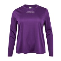 hummel Hmlte Curvy T-Shirt L/S Plus Damen - imperial purple