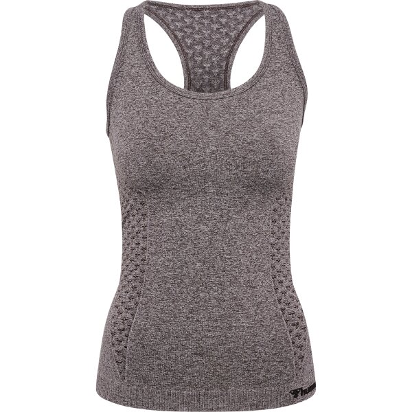 hummel Hmlci Seamless Top Damen - chocolate plum melange