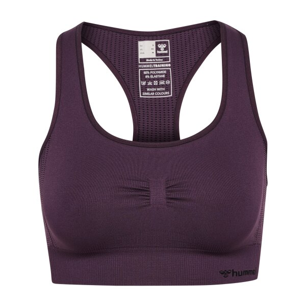 hummel Hmlmt Shaping Seamless Sports Top Damen - plum...