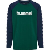 hummel Hmlboys T-Shirt L/S Jungen - rain forest