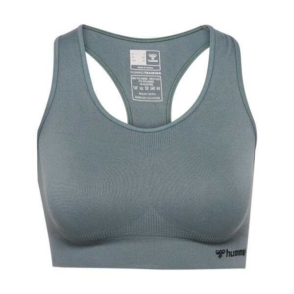 hummel Hmltif Seamless Sports Top Damen - balsam green