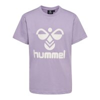 hummel Hmltres T-Shirt S/S M&auml;dchen - lavender gray