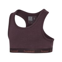 hummel Hmlcarolina Top 2-Pack Mädchen - raisin