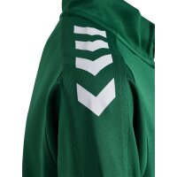 hummel Hmlcore Xk Half Zip Poly Sweat Kinder - evergreen