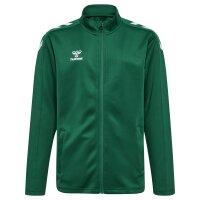 hummel Hmlcore Xk Poly Zip Sweat Kinder - evergreen