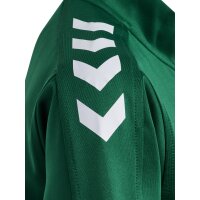 hummel Hmlcore Xk Poly Zip Sweat Kinder - evergreen