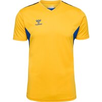 hummel Hmlauthentic Pl Trikot S/S Herren - sports yellow/true blue