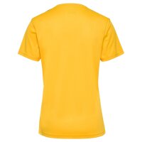 hummel Hmlauthentic Pl Trikot S/S Damen - sports yellow/true blue