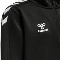 hummel Hmlcore Xk Half Zip Poly Sweat Kinder - black/black