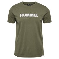 hummel Hmllegacy T-Shirt - deep lichen green