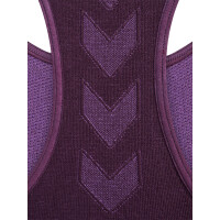 hummel Hmlte Christel Seamless Sports Top Damen - plum perfect/bellflower melan