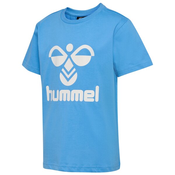 hummel Hmltres T-Shirt S/S Kinder - lichen blue