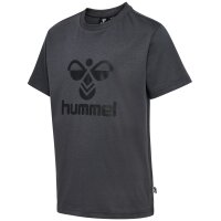 hummel Hmltres T-Shirt S/S Kinder - asphalt/black