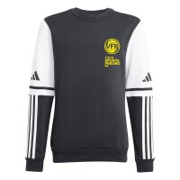 VfR B&uuml;ttgen x adidas Squadra 25 Crew Sweatshirt Kinder - schwarz/wei&szlig;