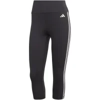 adidas Train Essentials 3-Streifen High-Waisted 3/4-Leggins Damen - schwarz/wei&szlig;