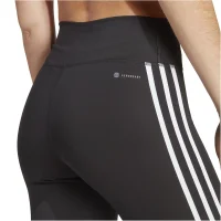 adidas Train Essentials 3-Streifen High-Waisted 3/4-Leggins Damen - schwarz/wei&szlig;