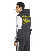 VfR B&uuml;ttgen x adidas Squadra 25 Sweat Hoodie Herren - schwarz/wei&szlig;