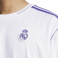 adidas Real Madrid Terrace Icons Trikot - wei&szlig;/lila