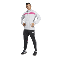 adidas Tiro 25 Essentials Sweat Hoodie Herren - grau/pink