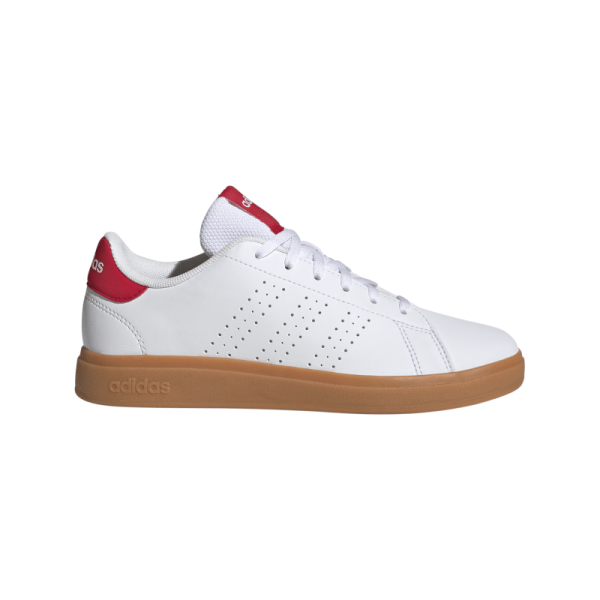 adidas Advantage Base 2.0 Sneaker Kinder - weiß/rot