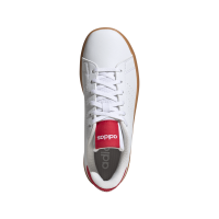 adidas Advantage Base 2.0 Sneaker Kinder - wei&szlig;/rot