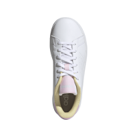 adidas Advantage Base 2.0 Sneaker Kinder - wei&szlig;/pink/gelb