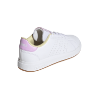 adidas Advantage Base 2.0 Sneaker Kinder - wei&szlig;/pink/gelb