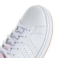 adidas Advantage Base 2.0 Sneaker Kinder - wei&szlig;/pink/gelb