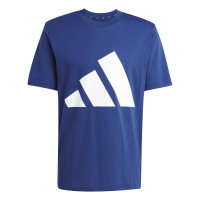 adidas Essentials Big Logo T-Shirt Herren - blau/weiß