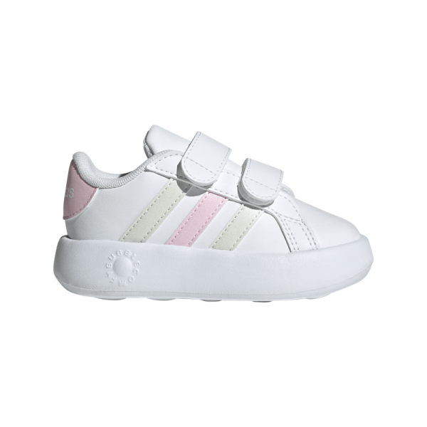 adidas Grand Court 2.0 Sneaker Baby - weiß/rosa/grün