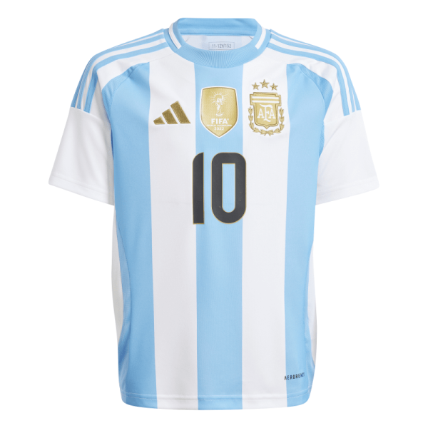 adidas Argentinien Messi Trikot Home 24 Kinder - weiß/blau