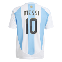 adidas Argentinien Messi Trikot Home 24 Kinder - wei&szlig;/blau