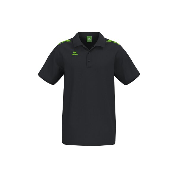 Erima CMPT 3 Wings Poloshirt Herren - schwarz/green gecko