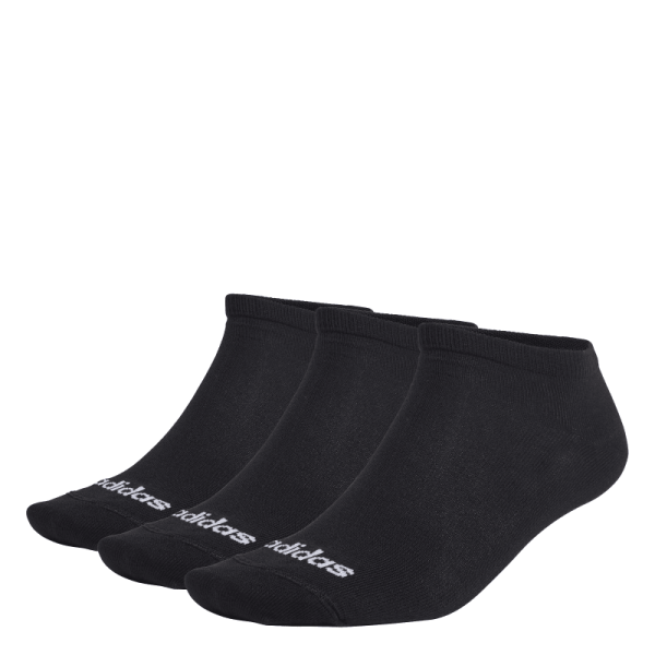 adidas Thin Linear Low Cut Socken 3er Pack - schwarz