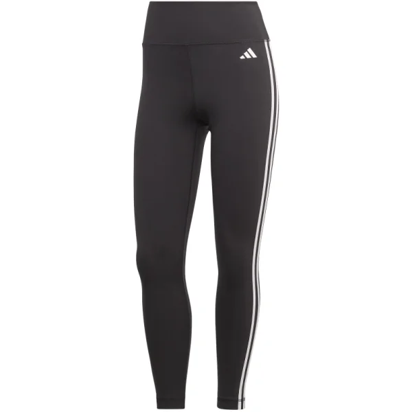 adidas Train Essentials 3-Streifen High-Waisted 7/8-Leggins Damen - schwarz/weiß