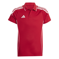 adidas Tiro 25 Competition Poloshirt Kinder - rot/weiß