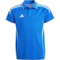 adidas Tiro 25 Competition Poloshirt Kinder - blau/weiß